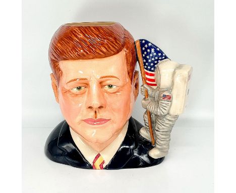 Brown, dark blue, white, grey, and red. Issued 2005 in a limited edition of 1,000. Royal Doulton and Pascoe backstamps. Comes
