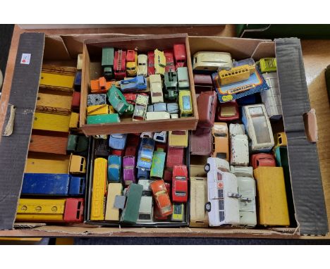 Vintage Diecast:&nbsp;a large collection of Matchbox, Dinky and Corgi vehicles; together with a small group of examples by Le