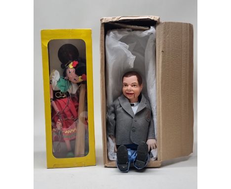 Archie Andrews:&nbsp;a c.1950s ventriloquists puppet by Palitoy; together with a Pelham Puppet 'Gypsy', boxed. (2) 