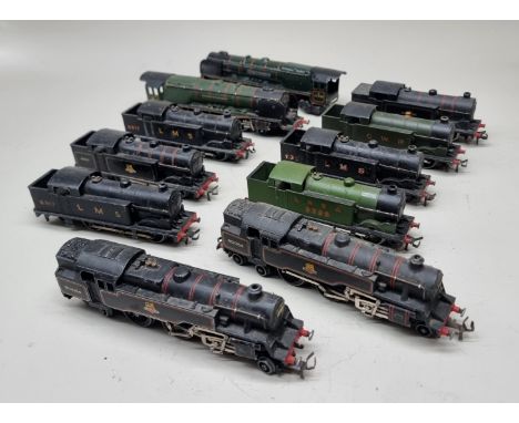 Hornby:&nbsp;eleven vintage 00 gauge locomotives, to include: Duchess of Montrose (x2); No.80054 (x2); together with other LN