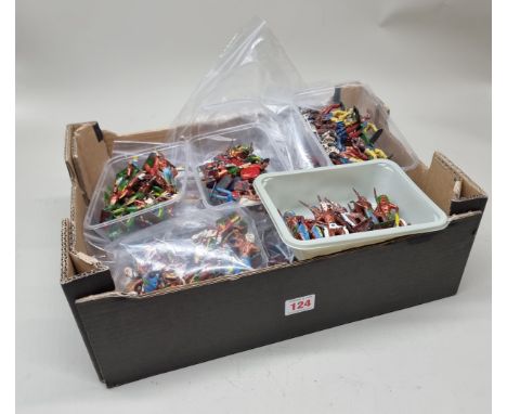 Vintage Lead:&nbsp;an extensive collection of Native Americans, mounted and on foot; Cowboys; and Soldiers, to include part s