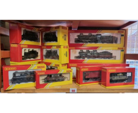 Hornby 00 Gauge:&nbsp;four Great Western locomotives, comprising: Olton Hall No.5972; Adderley Hall No.4901; County of Flint 