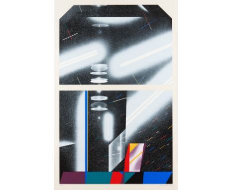 Jorge Martins (n. 1940)"Bright"Silkscreen on paperSigned, dated 79 and numbered 2/100Ed. 100 plus 10 HCEd. Galerie Börjeson10