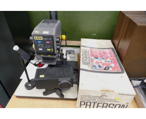 LPL Colour Enlarger Model C7700 with accessories and Paterson Thermo-Drum Colour Print Processor in box 