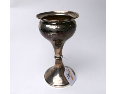 Solomon Blanckensee 1926 silver candlestick holder/goblet 