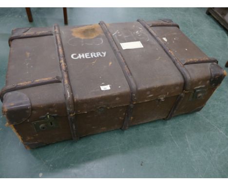 Vintage travel suitcase