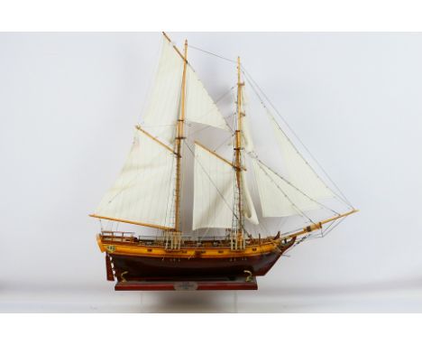 Artesania Latina  - A kit built wooden model of 'USS Enterprise 1798'. The kit is very similar to the 1:85 scale kit by Artes