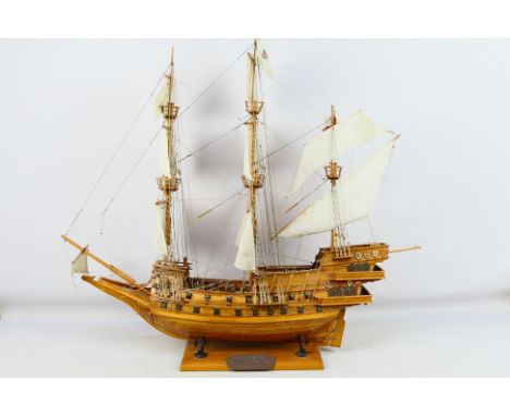 Occre - A kit built wooden model of a 16th Century Spanish Galleon 'Sam Mateo'. The possible 1:90 scale model is very similar