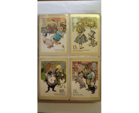 PHQ CARDS, mixed selection, inc. Alice in Wonderland, royalty, textiles, fish, cars, birds, sports, historical figures etc., 