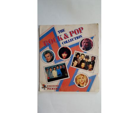 POP MUSIC, Panini The Rock &amp; Pop Collection, near complete, inc. Michael Jackson (missing no 73 UB40), all laid down, cre