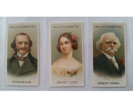 MIXED, complete &amp; part sets, inc. complete (12), Wills, Association Footballers, Musical Celebrities 1st &amp; 2nd (12/50