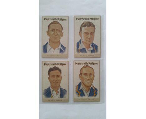 CRICKET, beer mat selection, inc. Players with Pedigree, Sir Len Hutton, Wally Hammond, Denis Compton, Douglas Jardine, Harol