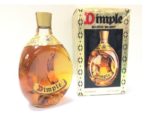 A boxed bottle of Dimple Scotch Whisky , postage category D
