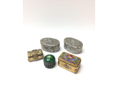 A Collection Of Small Trinket Boxes- NO RESERVE