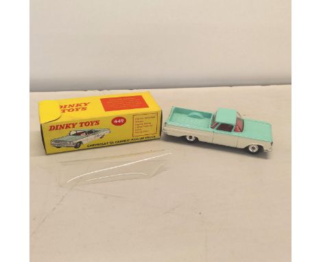 A boxed Dinky Toys No.449 Chevrolet El Camino Pick-Up TruckCondition: The box has wear to the edges to include a small hole t