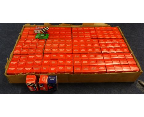 A collection of Corgi diecast models, circa 1980's in red boxes (160)