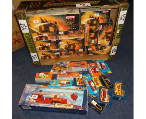 Collection of Fire Engine Diecast Models mainly Matchbox Series, boxed, (approx 26)