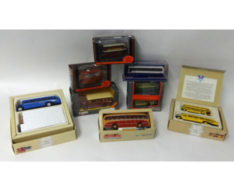 A collection of diecast models inc Vanguard, Corgi etc (boxed and Loose), approximately 11