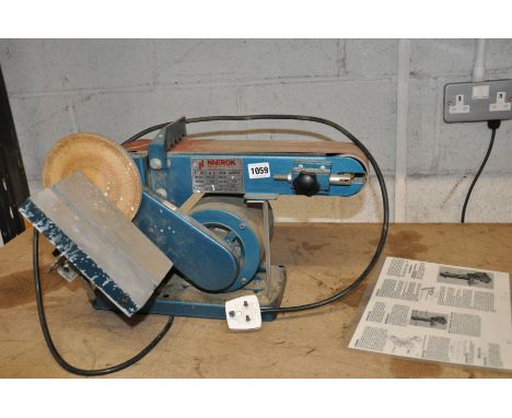A NAEROK BDS-46 BELT AND DISC SANDER