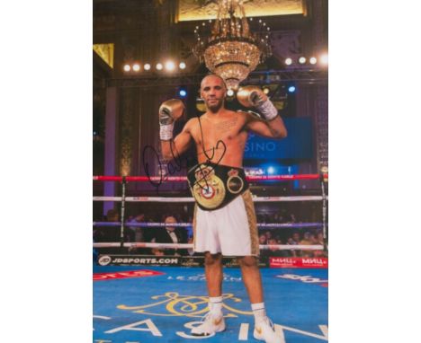 Boxing Galal Yafai signed 12x8 colour photo. Galal Yafai MBE (born 11 December 1992) is a British professional boxer who as a