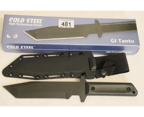 Boxed new old stock cold steel GI Tanto hunting knife. P&amp;P Group 2 (£18+VAT for the first lot and £3+VAT for subsequent l