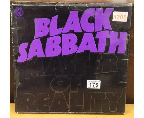 Black Sabbath Master of Reality on Vertigo, Cover good, record with light surface scratches. P&amp;P Group 2 (£18+VAT for the