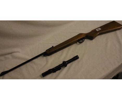 BSA Meteor air rifle with BSA 3-7x20 scope. P&amp;P Group 3 (£25+VAT for the first lot and £5+VAT for subsequent lots) 