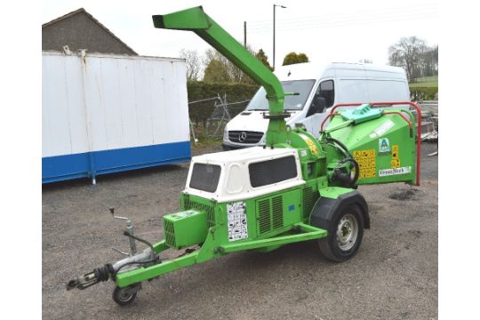 Greenmech MT50 diesel driven wood chipper Year: 2007 S/N 