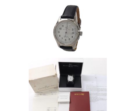 IWC Mark XV Pilot's automatic stainless steel gentleman's wristwatch, serial no. 2844xxx, white dial with Arabic numerals, sw