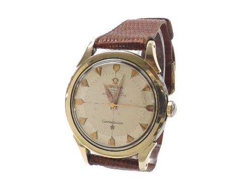 Omega Constellation Chronometer automatic gold plated and stainless steel gentleman's wristwatch, ref. 2852, circa 1958/59, c