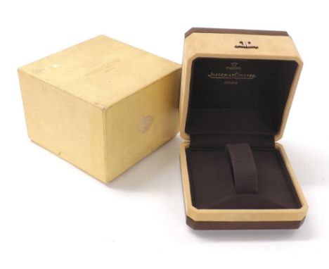 Jaeger LeCoultre watch box with outer cardboard cover