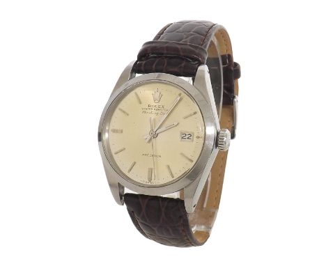 Rolex Oyster Perpetual Air-King Date Precision stainless steel gentleman's wristwatch, ref. 5700, circa 1968, serial no. 1948