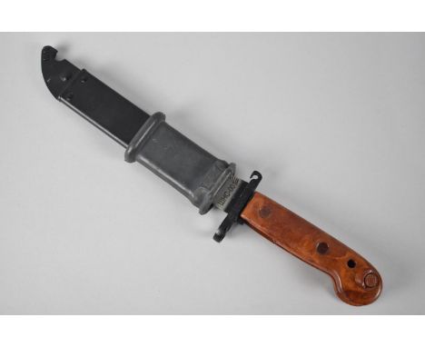 A Modern Russian Bayonet with Plastic Scabbard 