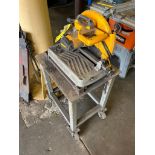 Dewalt 14" Abrasive Cut Chop Saw, Model D28715, w/ Shop Cart