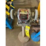 Bench Grinder on Pedestal, 6", 115-Volt