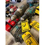 (2) Makita Drills & Charger