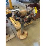 Utility 8" Double End Bench Grinder on Pedestal, Cat No. 7910, 2 HP, 250-Volt, 3 PH