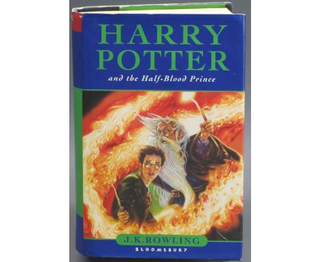 J K ROWLING 'HARRY POTTER &amp; THE HALF BLOOD PRINCE' 2005 FIRST EDITION - first published with 'eleven outstanding owls' mi