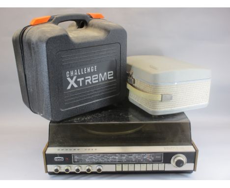 GRUNDIG TK14 'REEL TO REEL' RECORDER, GEC stereo system and a cased 'as new' Challenge Xtreme portable electric circular saw