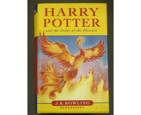 HARRY POTTER 'Order of the Phoenix', first edition, 2003, Bloomsbury Press