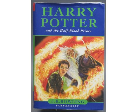 J K ROWLING 'HARRY POTTER &amp; THE HALF BLOOD PRINCE' 2005 FIRST EDITION - first published with 'eleven outstanding owls' mi