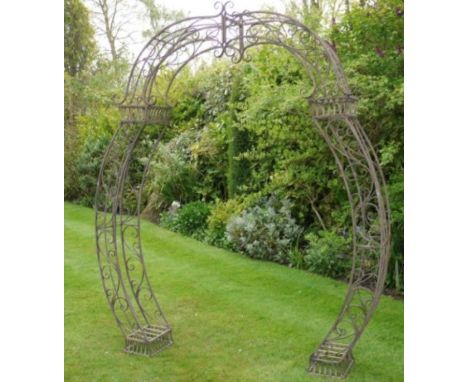 ARCHITECTURAL STYLE GARDEN ARCH, 235cm x 200cm, (similar to the previous lot). 