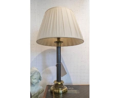 WILLIAM YEOWARD TABLE LAMP, 73cm H overall including shade. 