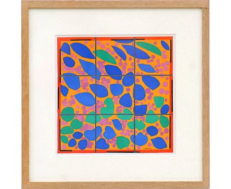HENRI MATISSE 'Lierre en Fleur', original lithograph from the 1954 edition after Mattisse's cut outs, Ref: Mourlot, signed in