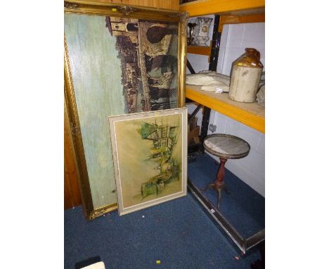 A CHROME FENDER, a tripod table and a picture (3)