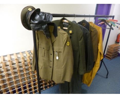 A COLLECTION  OF AA UNIFORM, comprising AA jacket with label Automobile Association jacket No SUR 64764, height IMP 5.9.10, c