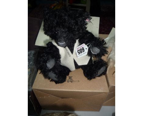 A BOXED STEIFF CLUB EVENT TEDDY BEAR 2003, height approximately 21cm (certificate)