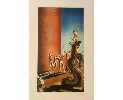 Salvador DALI (1904-1989)"Composition surréaliste"Lithographie en couleur, signée au crayon en bas à droite, numérotée 255/30