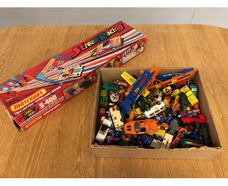 Vintage Toys, collection of play-worn cars and other vehicles, the majority Matchbox, along with a matchbox twin racing S400 