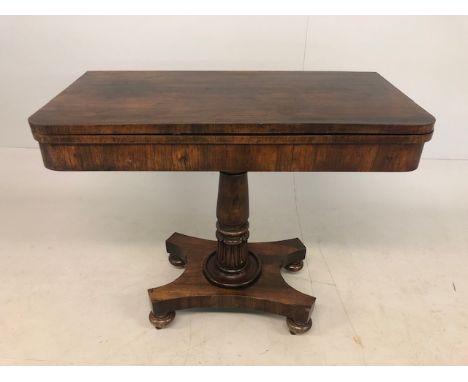 Antique and vintage furniture, 19th Century folding card table 